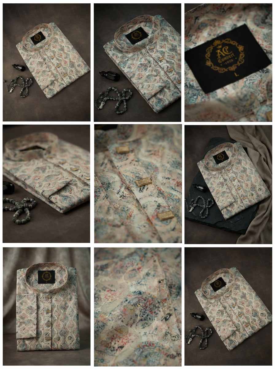 Men's Panjabi Printed - Image 3