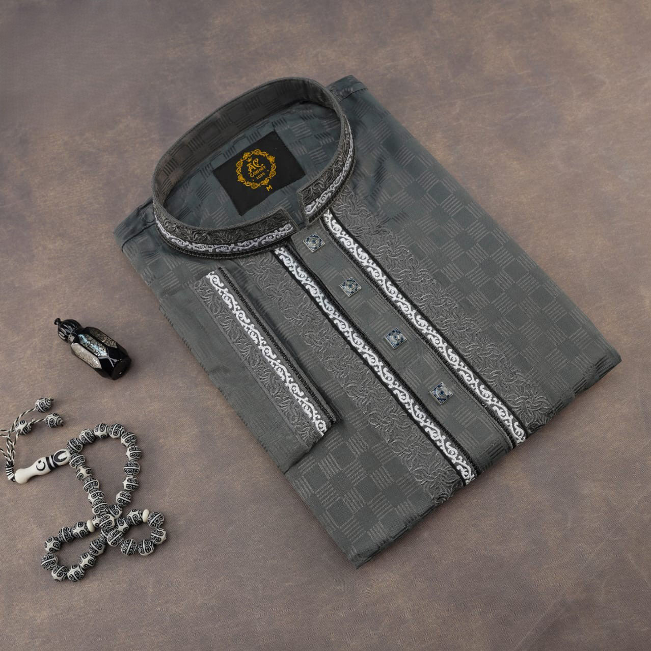 Men's Panjabi Brown